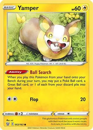 Yamper (052/163) [Sword & Shield: Battle Styles] Pokémon