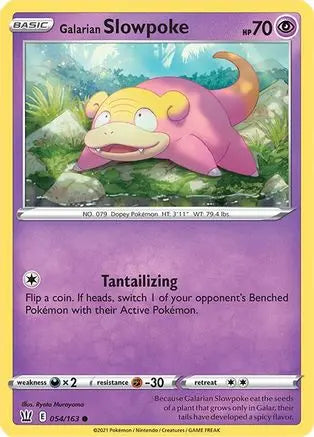 Galarian Slowpoke (054/163) [Sword & Shield: Battle Styles] Pokémon