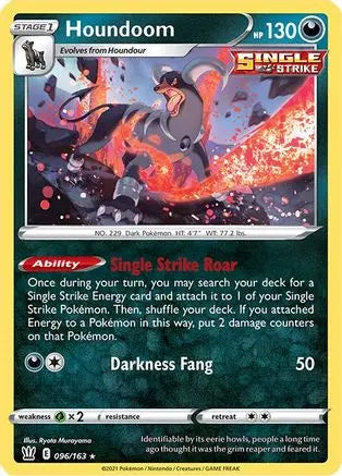 Houndoom (096/163) [Sword & Shield: Battle Styles] Pokémon