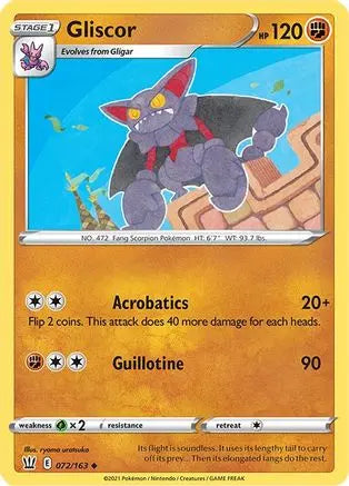 Gliscor (072/163) [Sword & Shield: Battle Styles] Pokémon