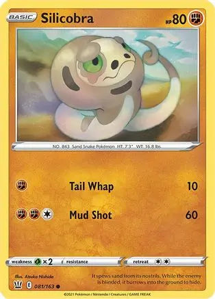 Silicobra (081/163) [Sword & Shield: Battle Styles] Pokémon