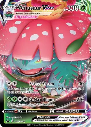 Venusaur VMAX (SWSH102) [Sword & Shield: Black Star Promos] Pokémon