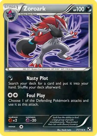 Zoroark (71/114) (Theme Deck exclusive) [Black & White: Base Set] Pokémon