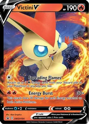 Victini V (SWSH104) [Sword & Shield: Black Star Promos] Pokémon