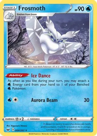 Frosmoth (064/202) [Sword & Shield: Base Set] Pokémon