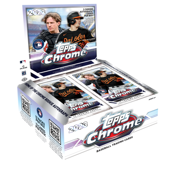 2023 Topps Chrome Baseball Jumbo Hobby Box