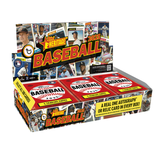 2023 Topps Heritage Baseball - Hobby Box