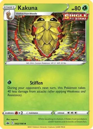 Kakuna (002/198) [Sword & Shield: Chilling Reign] Pokémon