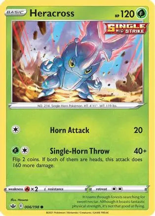 Heracross (006/198) [Sword & Shield: Chilling Reign] Pokémon