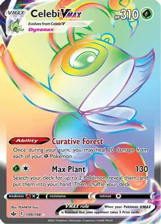 Celebi VMAX (199/198) [Sword & Shield: Chilling Reign] Pokémon