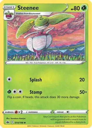 Steenee (014/198) [Sword & Shield: Chilling Reign] Pokémon