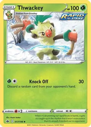 Thwackey (017/198) [Sword & Shield: Chilling Reign] Pokémon
