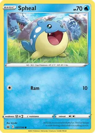 Spheal (037/198) [Sword & Shield: Chilling Reign] Pokémon