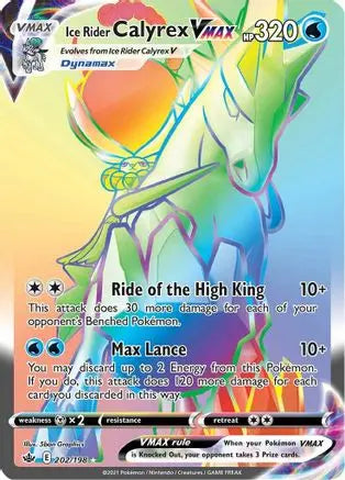 Ice Rider Calyrex VMAX (202/198) [Sword & Shield: Chilling Reign] Pokémon
