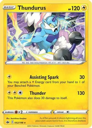 Thundurus (052/198) [Sword & Shield: Chilling Reign] Pokémon