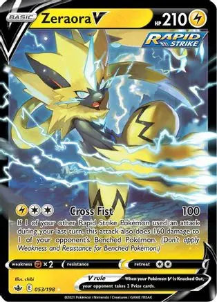 Zeraora V (053/198) [Sword & Shield: Chilling Reign] Pokémon