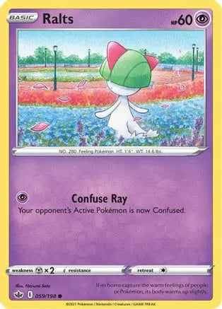 Ralts (059/198) [Sword & Shield: Chilling Reign] Pokémon
