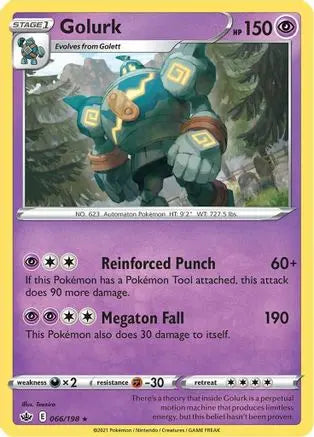 Golurk (066/198) [Sword & Shield: Chilling Reign] Pokémon