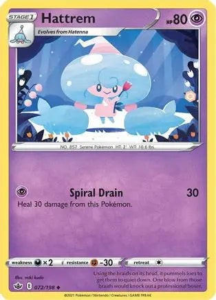 Hattrem (072/198) [Sword & Shield: Chilling Reign] Pokémon