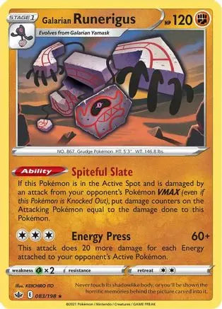 Galarian Runerigus (083/198) [Sword & Shield: Chilling Reign] Pokémon