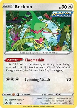 Kecleon (122/198) [Sword & Shield: Chilling Reign] Pokémon