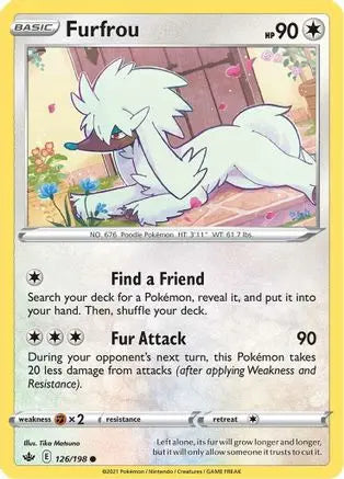 Furfrou (126/198) [Sword & Shield: Chilling Reign] Pokémon
