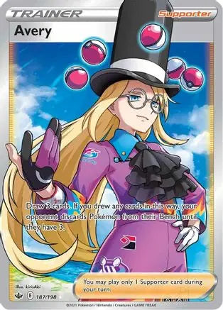 Avery (187/198) [Sword & Shield: Chilling Reign] Pokémon