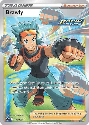Brawly (188/198) [Sword & Shield: Chilling Reign] Pokémon