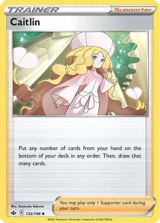 Caitlin (132/198) [Sword & Shield: Chilling Reign] Pokémon