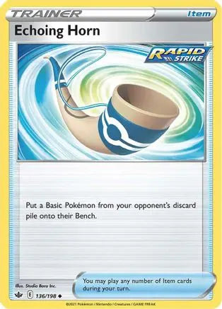 Echoing Horn (136/198) [Sword & Shield: Chilling Reign] Pokémon