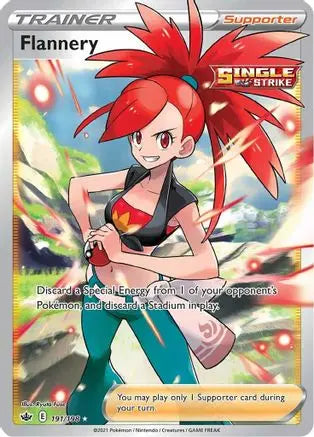 Flannery (191/198) [Sword & Shield: Chilling Reign] Pokémon