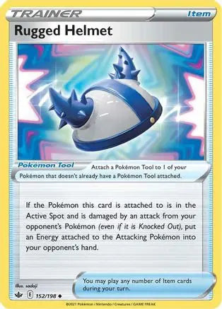Rugged Helmet (152/198) [Sword & Shield: Chilling Reign] Pokémon
