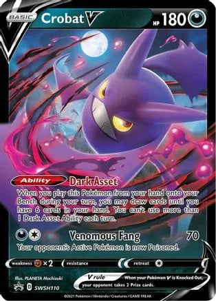 Crobat V (SWSH110) [Sword & Shield: Black Star Promos] Pokémon
