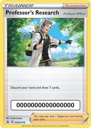 Professor's Research (SWSH178) [Sword & Shield: Black Star Promos] Pokémon