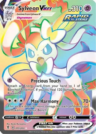 Sylveon VMAX (211/203) [Sword & Shield: Evolving Skies] Pokémon