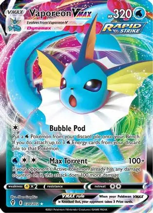 Vaporeon VMAX (030/203) [Sword & Shield: Evolving Skies] Pokémon
