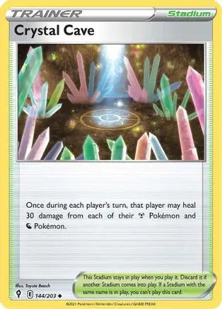 Crystal Cave (144/203) [Sword & Shield: Evolving Skies] Pokémon