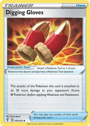 Digging Gloves (145/203) [Sword & Shield: Evolving Skies] Pokémon