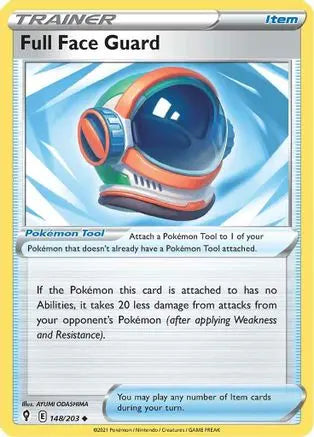 Full Face Guard (148/203) [Sword & Shield: Evolving Skies] Pokémon