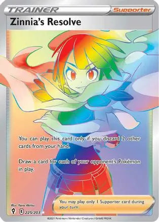 Zinnia's Resolve (225/203) [Sword & Shield: Evolving Skies] Pokémon