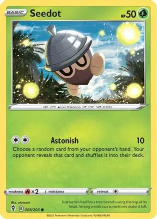 Seedot (005/203) [Sword & Shield: Evolving Skies] Pokémon