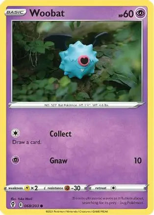 Woobat (068/203) [Sword & Shield: Evolving Skies] Pokémon