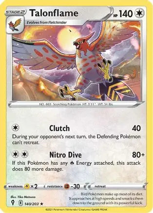 Talonflame (140/203) [Sword & Shield: Evolving Skies] Pokémon