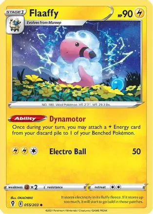 Flaaffy (055/203) [Sword & Shield: Evolving Skies] Pokémon