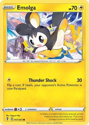 Emolga (057/203) [Sword & Shield: Evolving Skies] Pokémon
