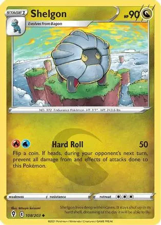 Shelgon (108/203) [Sword & Shield: Evolving Skies] Pokémon