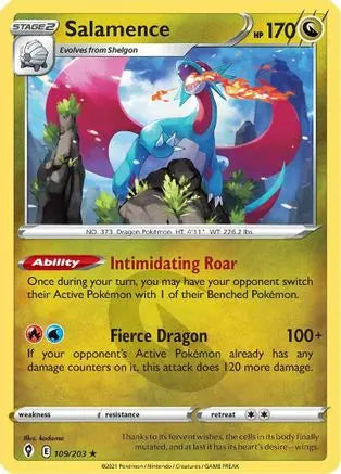 Salamence (109/203) [Sword & Shield: Evolving Skies] Pokémon