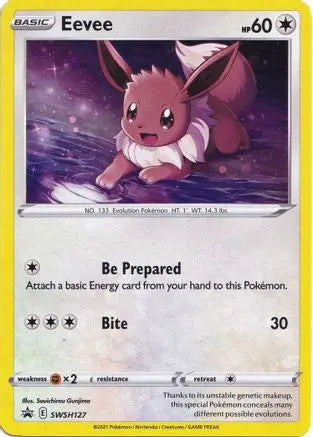 Eevee (SWSH127) [Sword & Shield: Black Star Promos] Pokémon