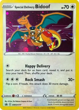Special Delivery Bidoof (SWSH177) [Sword & Shield: Black Star Promos] Pokémon