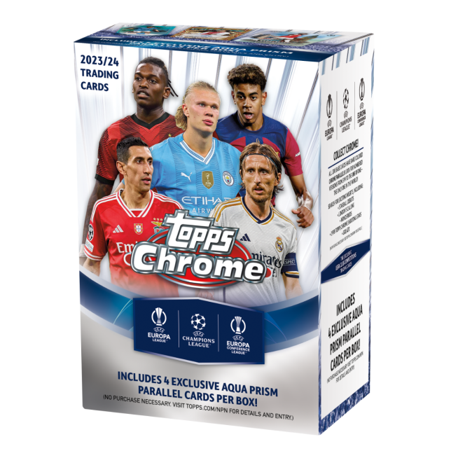 2023-24 Topps Chrome UEFA Club Competitions - Value Box